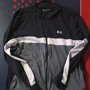 Under Armour Men's Black and Gray Performance Jacket
